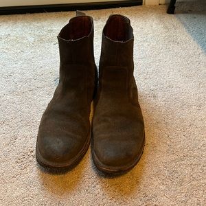 Genuine Frye Oiled Brown Chelsea Boots. Size 11.5.